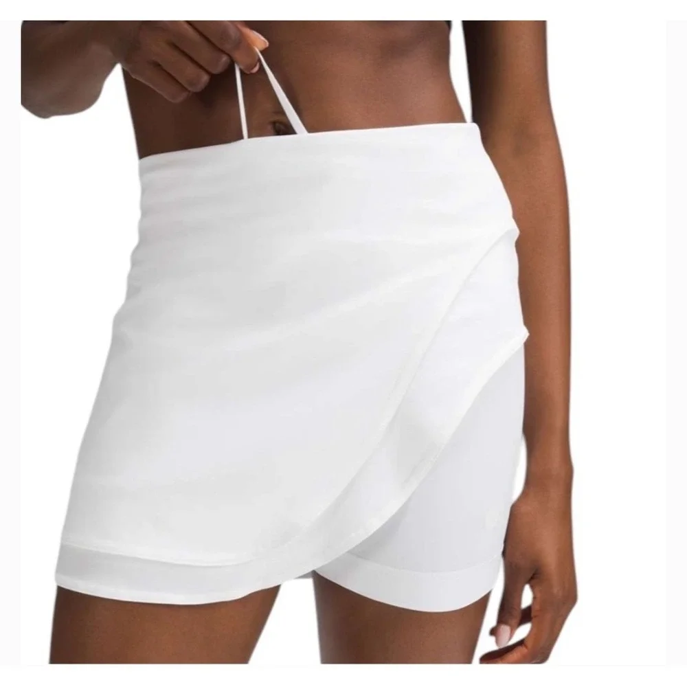 NWOT Lululemon Fast and Free Asymmetrical Skirt LW8AIRS Size‎ 0 Running Skort